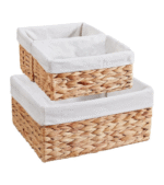 Eco-Friendly Water Hyacinth Storage Basket - Image 2