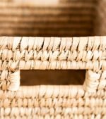 Square Date Palm Leaf Storage Basket - Image 4
