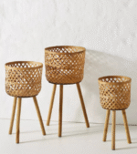 Bamboo Planter Basket - Image 2