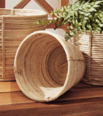 Eco-Friendly Wicker Planter Baskets - Image 4